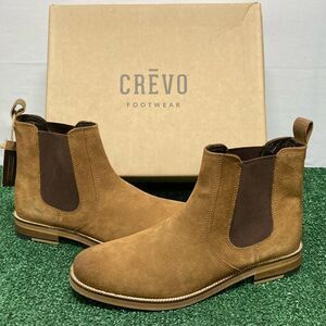 New Crevo Tan Suede Chelsea Boots with memory foam men’s size 9 (OKPM-07-018)